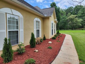 Overnattingsstedets uteområder