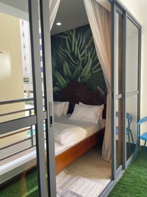 1 chambre, fer et planche à repasser, Wi-Fi, draps fournis