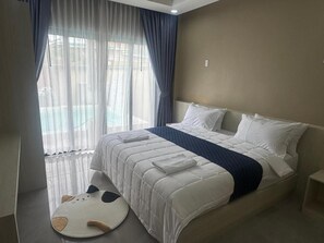 Zimmer, 1 Schlafzimmer, eigener Pool