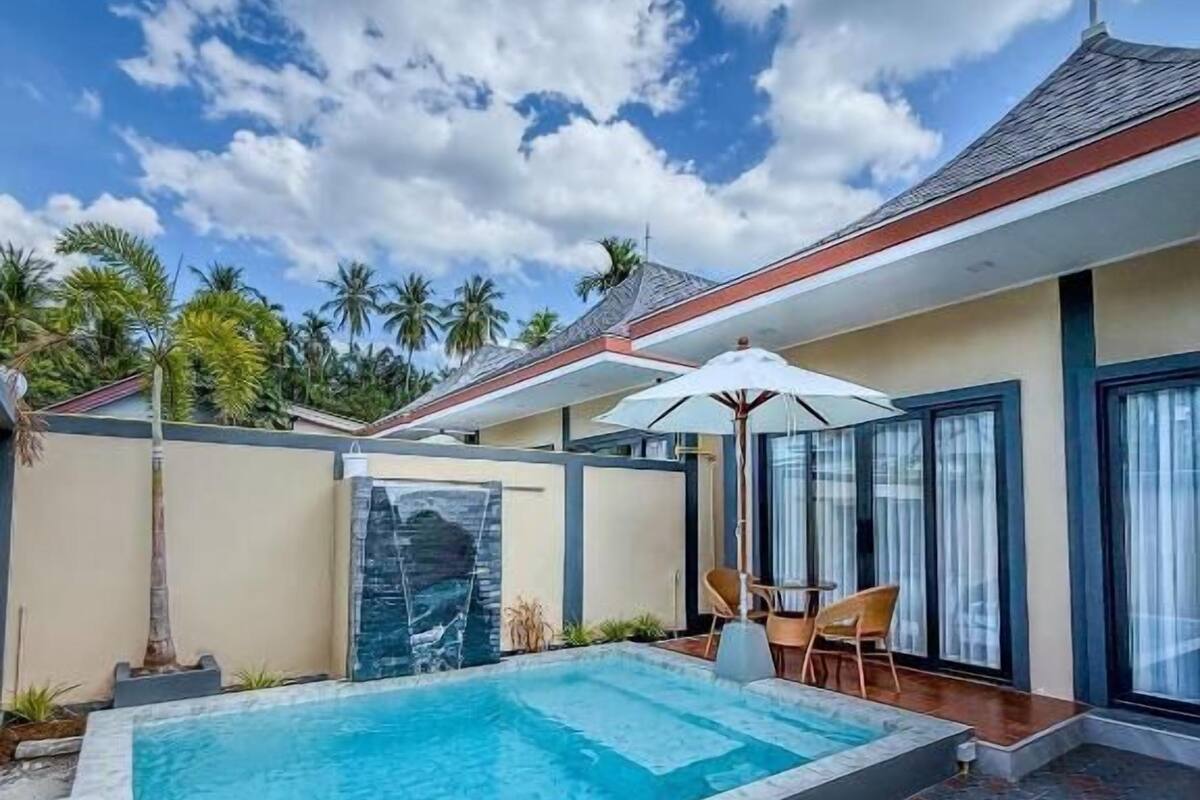 Kamar, 1 kamar tidur, perapian | Kolam renang