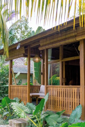 Vila Deluks, kolam renang pribadi | Teras/patio