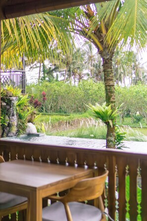 Deluxe Villa, Private Pool | Outdoor dining - Uma Haven Villa by TVM (Payangan)