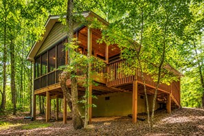 Exterior - Hot Tub, Firepit, Minutes to Helen (Clarkesville)