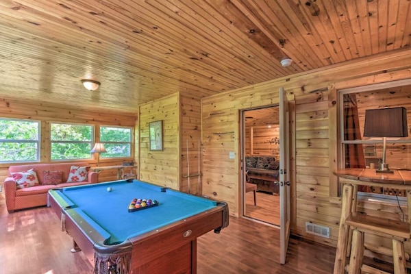 Challenge friends to a game of Pool