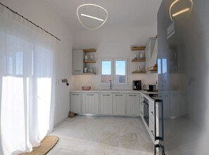 Fridge, oven, stovetop, dishwasher - Villa Hydrene, Divine Sea Views, Private Pool, Furnished Terrace, Elia (Mykonos)