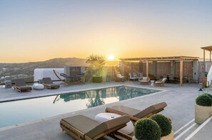 Pool - Villa Hydrene, Divine Sea Views, Private Pool, Furnished Terrace, Elia (Mykonos)