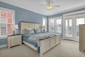 5 bedrooms, iron/ironing board, Internet, bed sheets - 5BR Kure Beach Condo w Elevator, Ocean Views & Walk to Beach (Kure Beach)