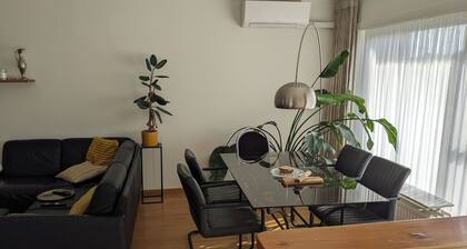 Stylish apartment with AC and sweeping views over historic Leuven
