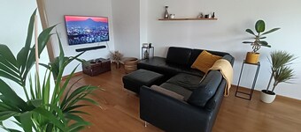 Stylish apartment with AC and sweeping views over historic Leuven