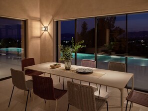 Dining - Villa Eliothea, Sea Views, Infinity Pool, Furnished Terrace, BBQ, Zakynthos (Zakynthos)