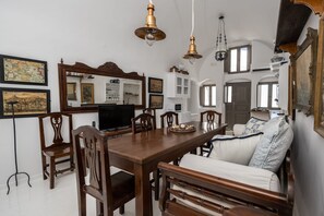Dining - Villa Amphira, Divine Sea Views, Private Hot Tub, Furnished Terrace, Oia (Santorini)