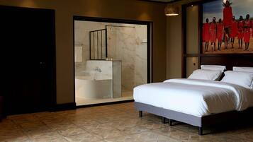 Quadrupla Deluxe, vista città | Spa