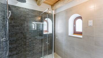 Shower, hair dryer
