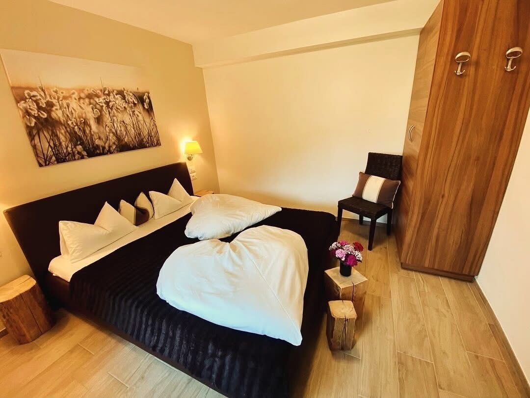 Appartement Confort, cuisine, vue jardin
