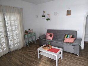 Living area - Vacation Home 'Abades South Beach' with Private Terrace, Wi-Fi and Air Conditioning (Abades)