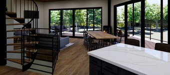 Outlook Treehouse w/Sauna & Steam Shower on Lavender Farm