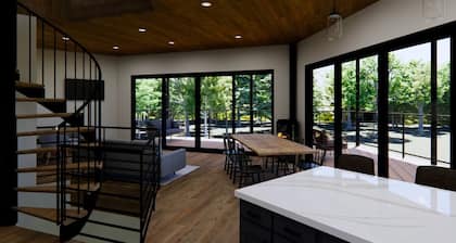 Outlook Treehouse w/Sauna & Steam Shower on Lavender Farm