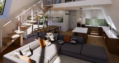 Summit Treehouse w/4 Decks, Stunning Views on Lavender Farm