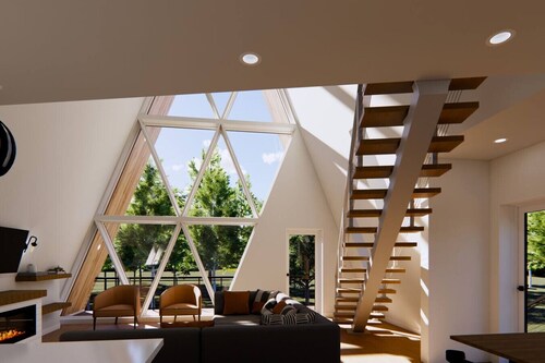 Summit Treehouse w/4 Decks, Stunning Views on Lavender Farm