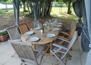 Udendørs spisemuligheder