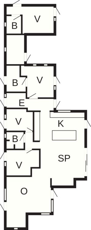 独立别墅 | 楼层平面图