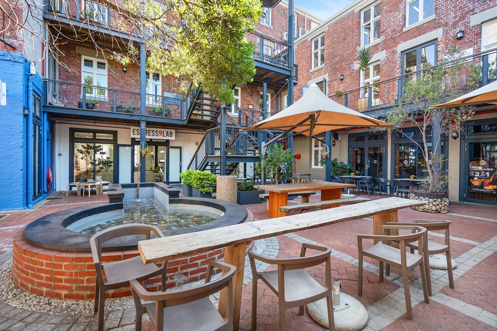 Udendørs spisemuligheder