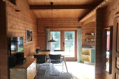 Time out in a log cabin/holiday home - peace and relaxation not far from the beach in Grömitz