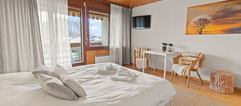 Charmant studio avec balcon à 5 min du lac