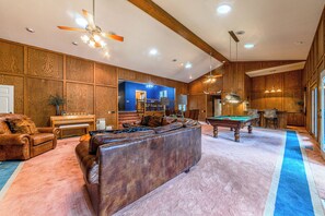 Chalet, Multiple Beds, Patio, River View (Unit 207) | Living area - Mountain River Chalet (Ruidoso)