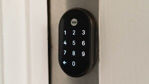 A Yale keypad lock on a door. - Studio South (On UT Campus & Free Parking) (Knoxville)