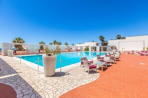 Una piscina riscaldata