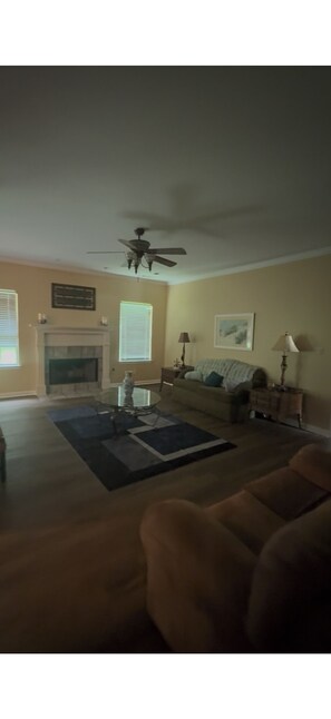Living area - Peaceful 3-bedroom house with garage and AC in a charming subdivision in Benton. (Benton)