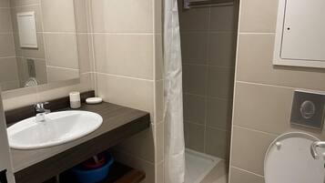 Shower, hair dryer