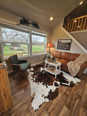Living area - Tiny house, big dreams in the country (Boyd)