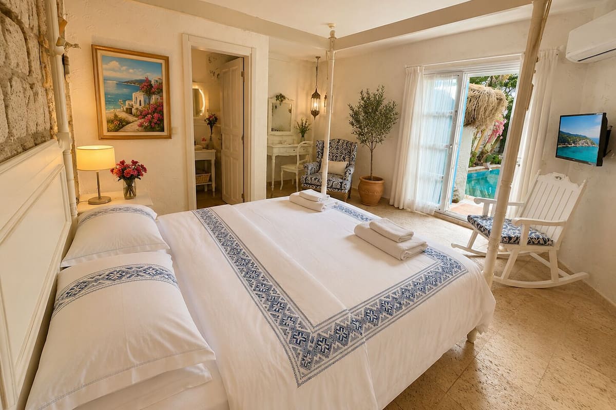 Superior Room, Pool View | Premium bedding, minibar, blackout drapes, soundproofing