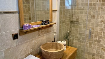 Free toiletries, hair dryer, slippers, towels