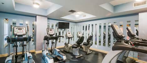 Condo, 1 King Bed with Sofa bed (Calypso 2-2207 West) | Fitness facility