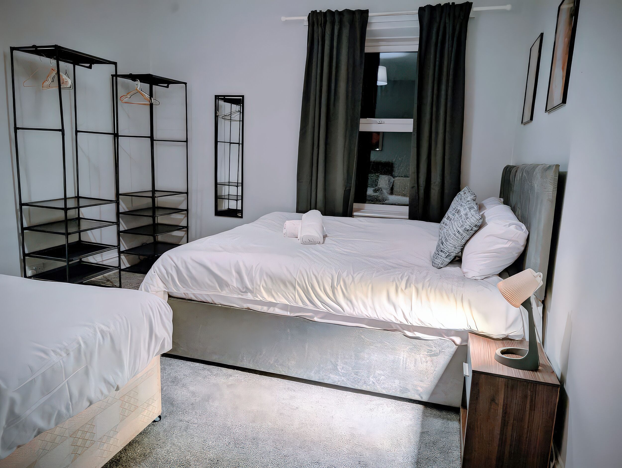3 Schlafzimmer, individuell dekoriert, individuell eingerichtet