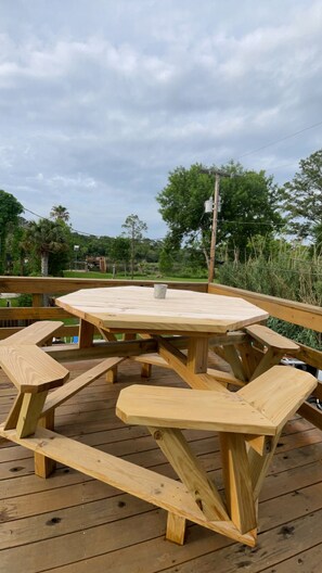 Opções para refeição ao ar livre