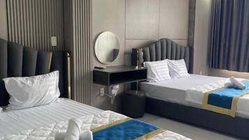 Firemannsrom, 2 queensize-senger, ikke-røyk, aircondition