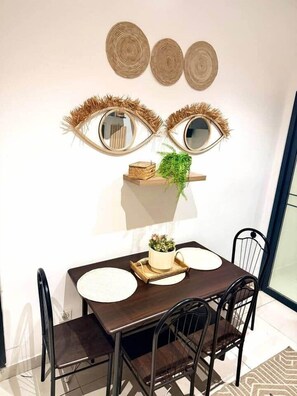 Dining - Modern Afro Luxury Studio in Almadies | Pool + Gym (Dakar)