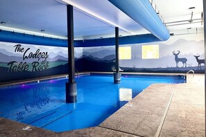 Indoor pool, a heated pool - Lodge Near SDC with 2 King Suites and Pools (Branson)