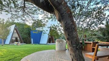 Romantic Chalet, Pool Access, Mountain View | Property grounds