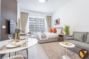 Luxury Studio, Balcony, City View - Vogue | Luma22 East Jumeirah Village Circle near Circle Mall (Dubai)