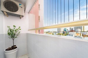 Standard-Apartment, Balkon, Stadtblick | Ausblick vom Zimmer