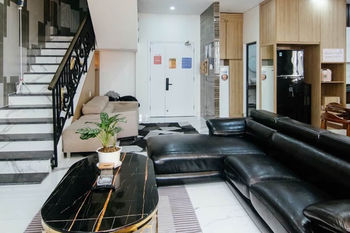 豪華頂層客房, 5 間臥室, 露台, 城市景 | 客廳