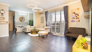 Superior appartement, 4 slaapkamers, en-suite badkamer, uitzicht op de stad