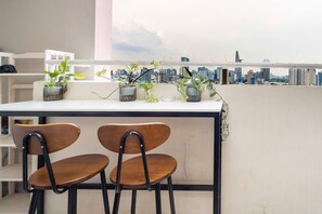 Superior-Apartment, Stadtblick | Blick auf die Stadt