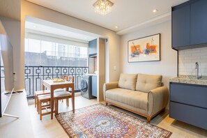 Apartamento básico | Área de estar