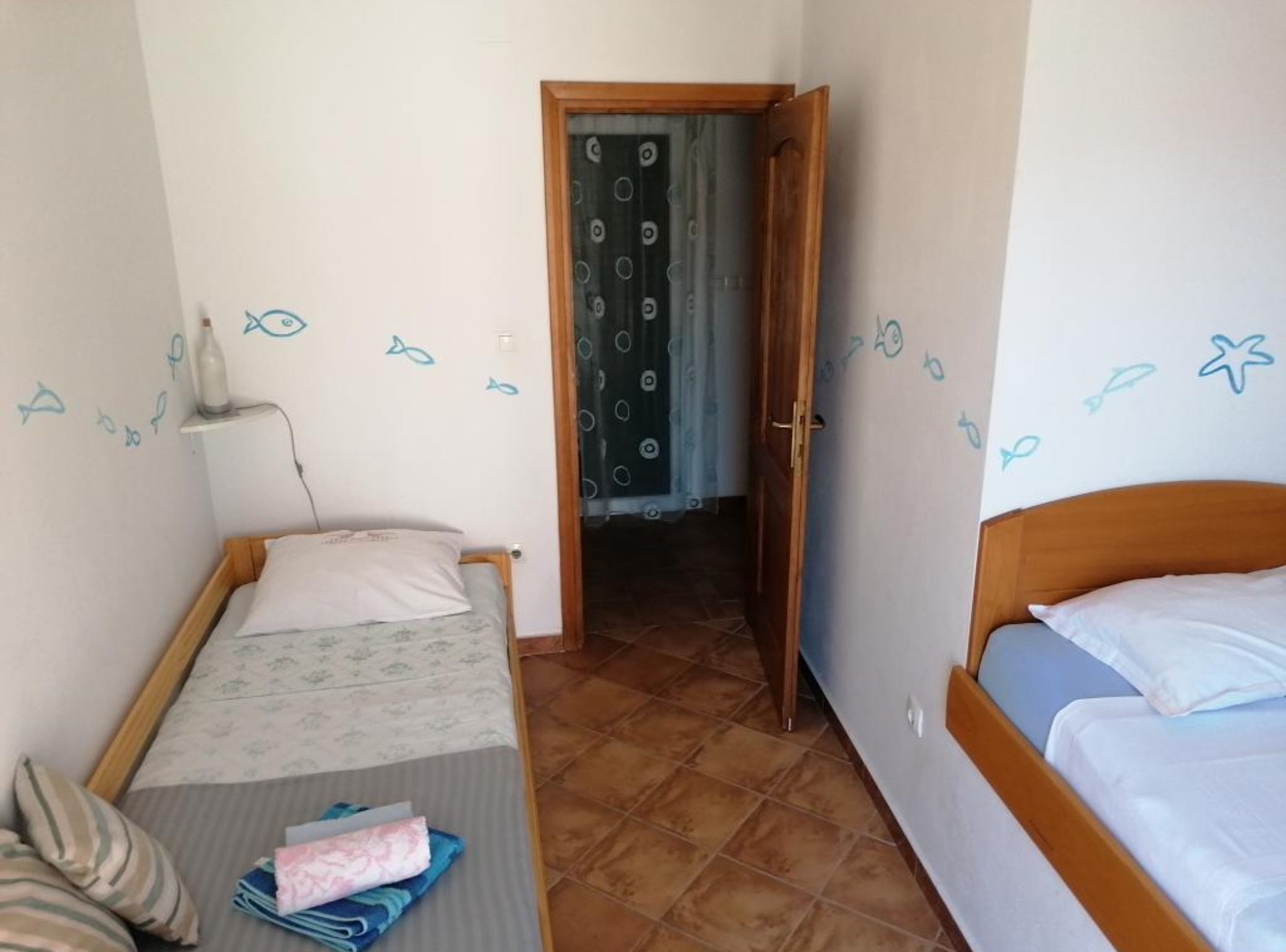 Huoneisto (TwoBedrom Apartment with Terrace and )